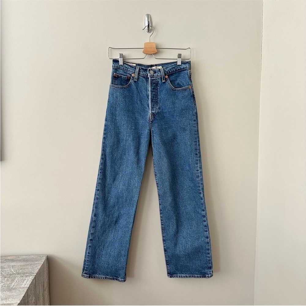 Levi's Ribcage Straight Ankle Jean (Size:28)